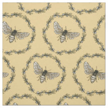 Elegantes Bienen-Druck-Baumwollgewebe