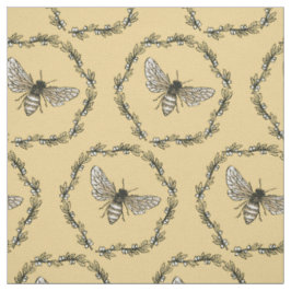 Elegantes Bienen-Druck-Baumwollgewebe Stoff