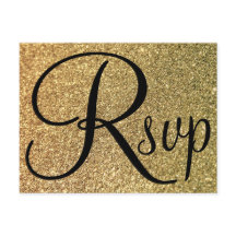 Elegantes Black UAWG Gold Glitzer Foto