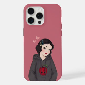 Elegantes Blanche Neige iPhone 15 Pro Case Max Hülle