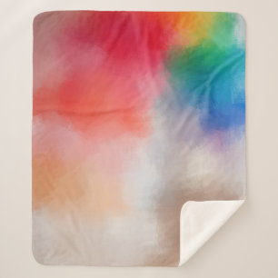 Elegantes Blank-Template Moderne, farbenfrohe Abst Sherpadecke