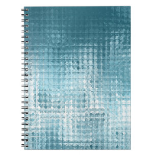 Elegantes Blau Abstrakt: Schöner Hintergrund Notizblock