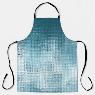 Elegantes Blau Abstrakt: Schöner Hintergrund Schürze