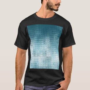 Elegantes Blau Abstrakt: Schöner Hintergrund T-Shirt