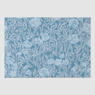 Elegantes Blau auf Blau Gelegenheits-Tissue-Papier Seidenpapier