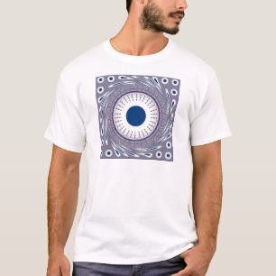 Elegantes Blau T-Shirt