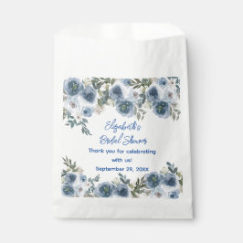 Elegantes blaues Brautparty Geschenktütchen