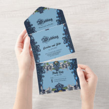 Elegantes blaues keltisches Design