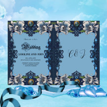 Elegantes blaues keltisches Design