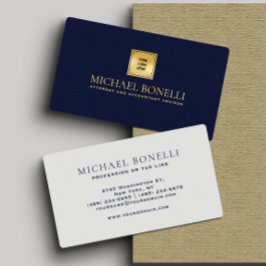 Elegantes blaues Leder Beruflich Ihr Logo Visitenkarte