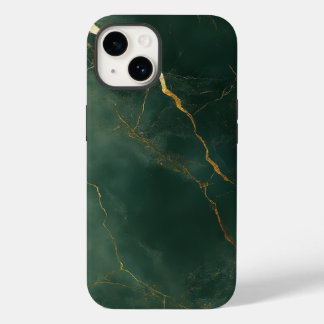 Elegantes blaues Marmorstein-iPhone/iPad-Case Case-Mate iPhone 14 Hülle