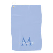 Elegantes blaues Monogramm Name Anfangsbuchstabe i