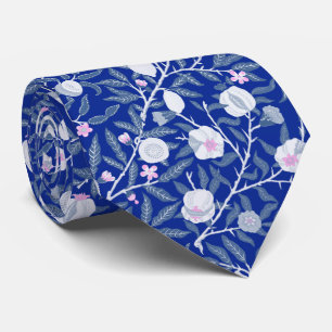 Elegantes Blaues Zitronenmuster Krawatte
