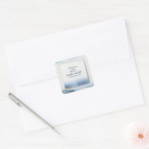 Elegantes Blue Gold Blätter Botanische Hochzeit