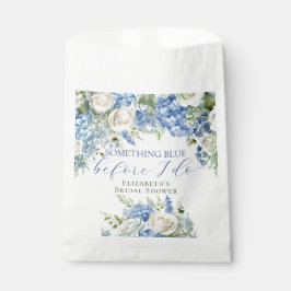 Elegantes Blue Hydrangea Brautparty Geschenktütchen