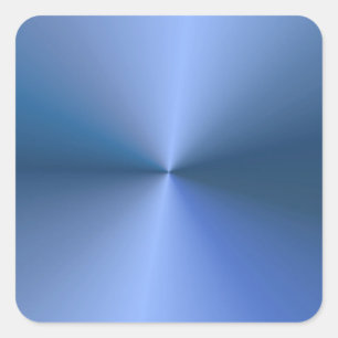 Elegantes Blue Metallic Look Blank Trendy Template Quadratischer Aufkleber