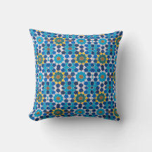 Elegantes Blue Throw Kissen - Stilvolle Wohngestal