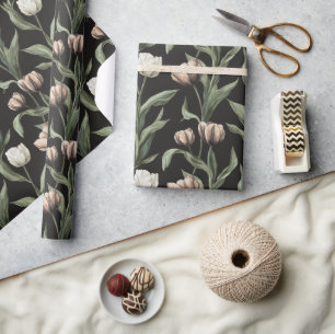 Elegantes blühendes Tulip Wrapping Paper Geschenkpapier