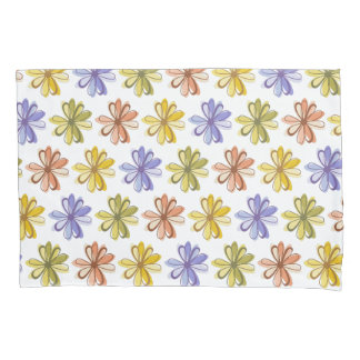 Elegantes Blume Muster Kissenbezug