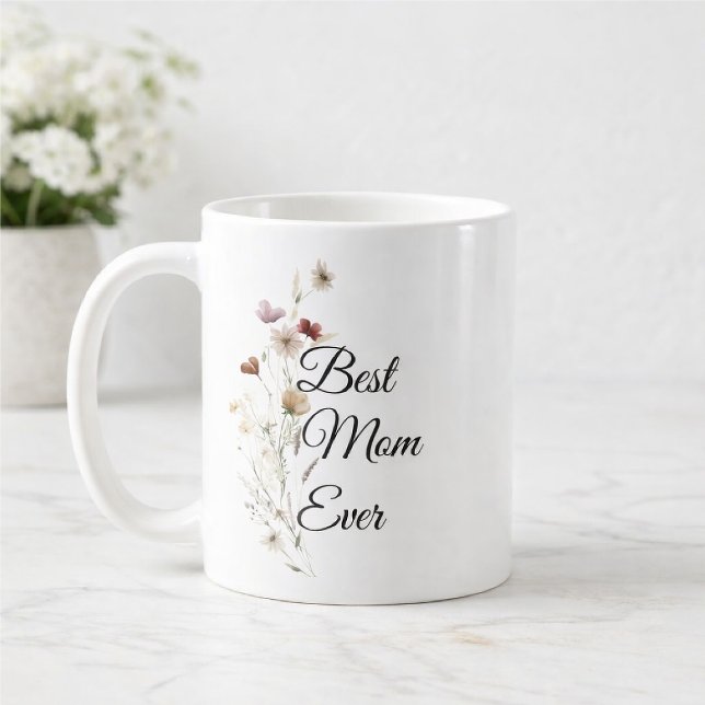 Elegantes Blumen-Geschenk für Mutter Kaffeetasse (Von Creator hochgeladen)