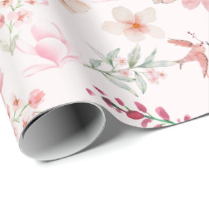 Elegantes Blumen-Geschenkverpackungspapier Elegant Geschenkpapier