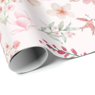 Elegantes Blumen-Geschenkverpackungspapier Elegant Geschenkpapier