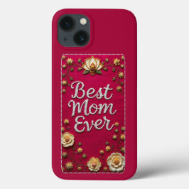Elegantes Blumen-iPhone-Case „Beste Mutter aller Z Case-Mate iPhone Hülle