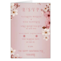 Elegantes Blumenblossom Hochzeitsplanung