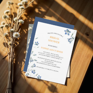 Elegantes Blumenblume Brautparty Einladung