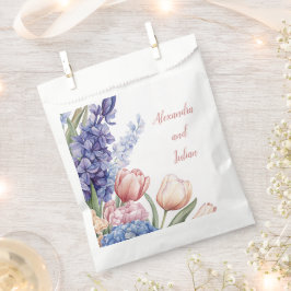 Elegantes Blumenbündel Geschenktütchen