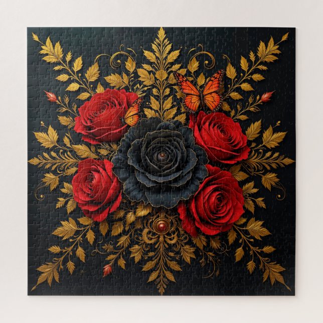Elegantes Blumendesign (Vertikal)