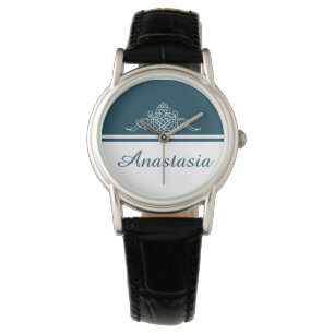 Elegantes Blumendesign Armbanduhr