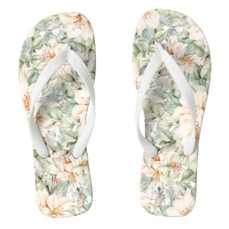 elegantes Blumendesign Flip Flops