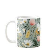 elegantes Blumendesign mit Namen