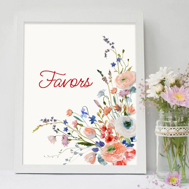 Elegantes Blumenfavors-Poster Poster (Von Creator hochgeladen)