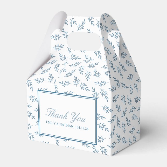 Elegantes Blumengartenmuster Personalisiert Geschenkschachtel (Vorderseite)