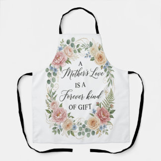 Elegantes Blumengeschenk der mütterlichen Liebe fü Schürze