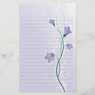 elegantes, blumengeschmücktes Papier