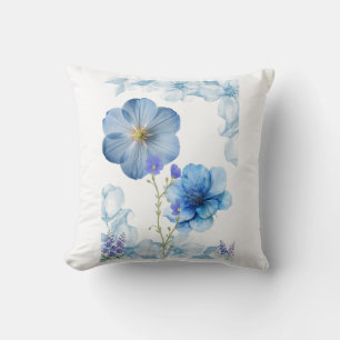 Elegantes Blumenkissen – Chic Botanische Blumen & Kissen