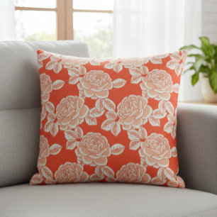Elegantes Blumenkissen mit vintage Charme Kissen