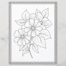 Elegantes Blumenkolorpapier