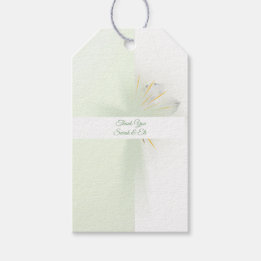 Elegantes Blumenkreuz Geschenkanhänger