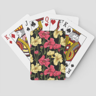 Elegantes Blumenmuster 2 Spielkarten
