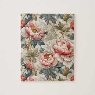 Elegantes Blumenmuster. Blassrosa Pfingstrosen