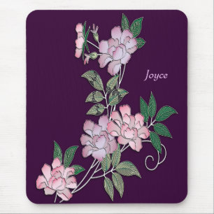 Elegantes Blumenmuster der empfindlichen Mousepad