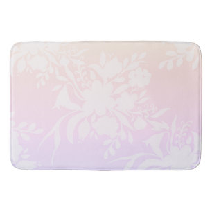 Elegantes Blumenmuster in Pastellfarben Laptop Sal Badematte