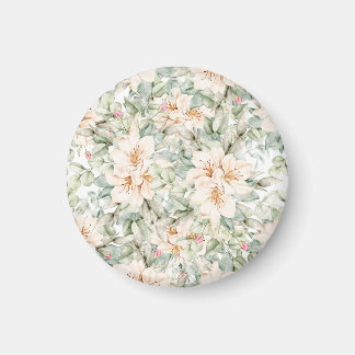 elegantes Blumenmuster Magnet