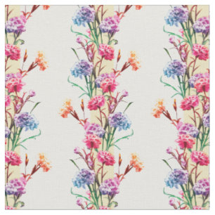 Elegantes Blumenmuster Niedliches Hübsches Licht Stoff