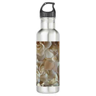 Elegantes Blumenmuster-Rose Petal-Muster Edelstahlflasche