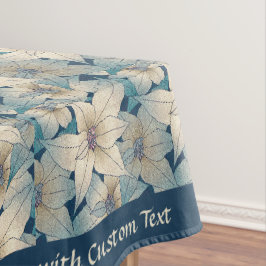 Elegantes Blumenmuster Schöne romantische Blume Tischdecke